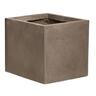 Cube Clayfibre Pot Small H: 230mm W: 230mm D: 230mm