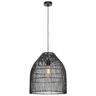 Sawyer Rattan Pendant 40cm Black
