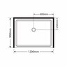 Alcove 3-Sided Shower Flat Wall 3 Panel Stacker Door