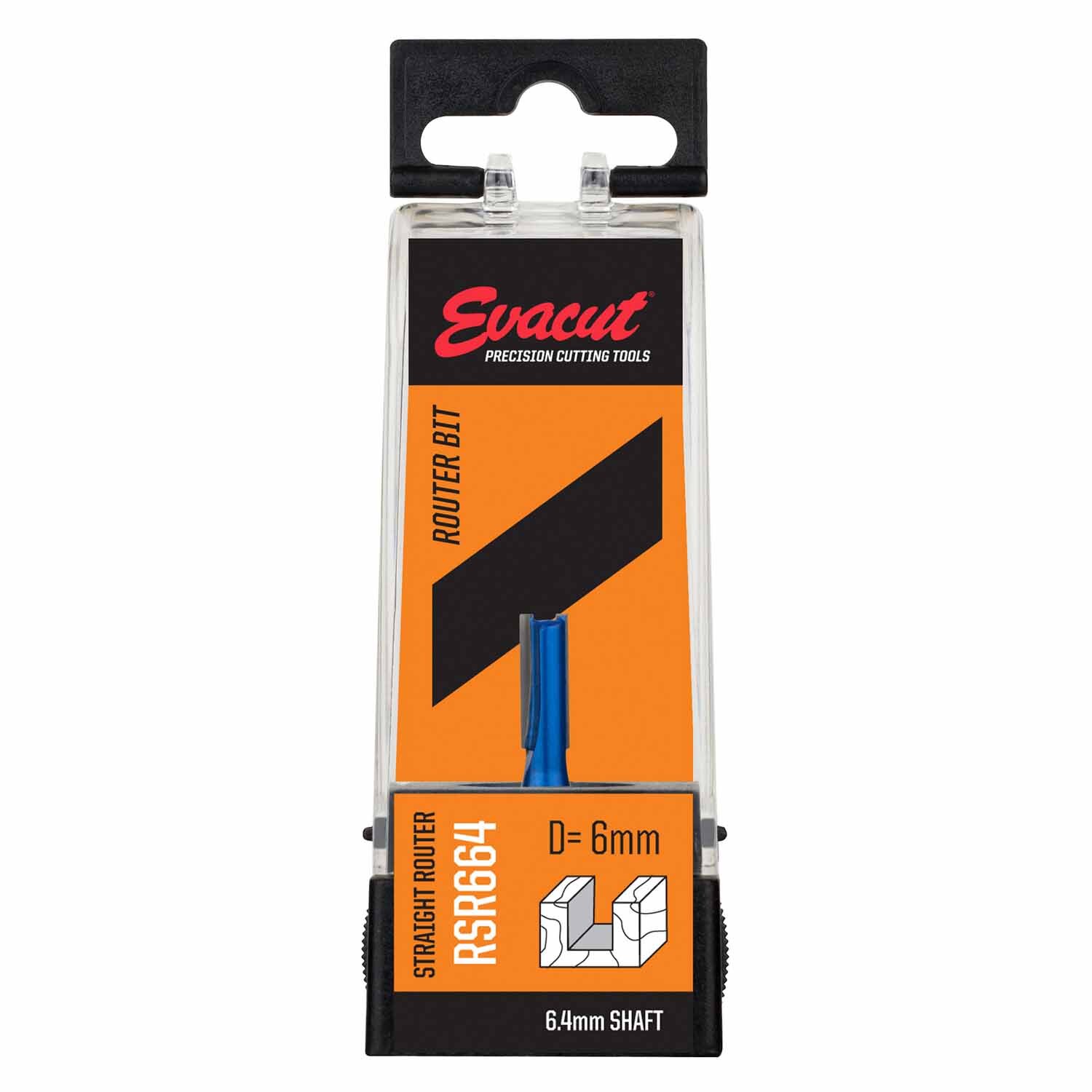 Router Bit Straight Shank: 6.4mm