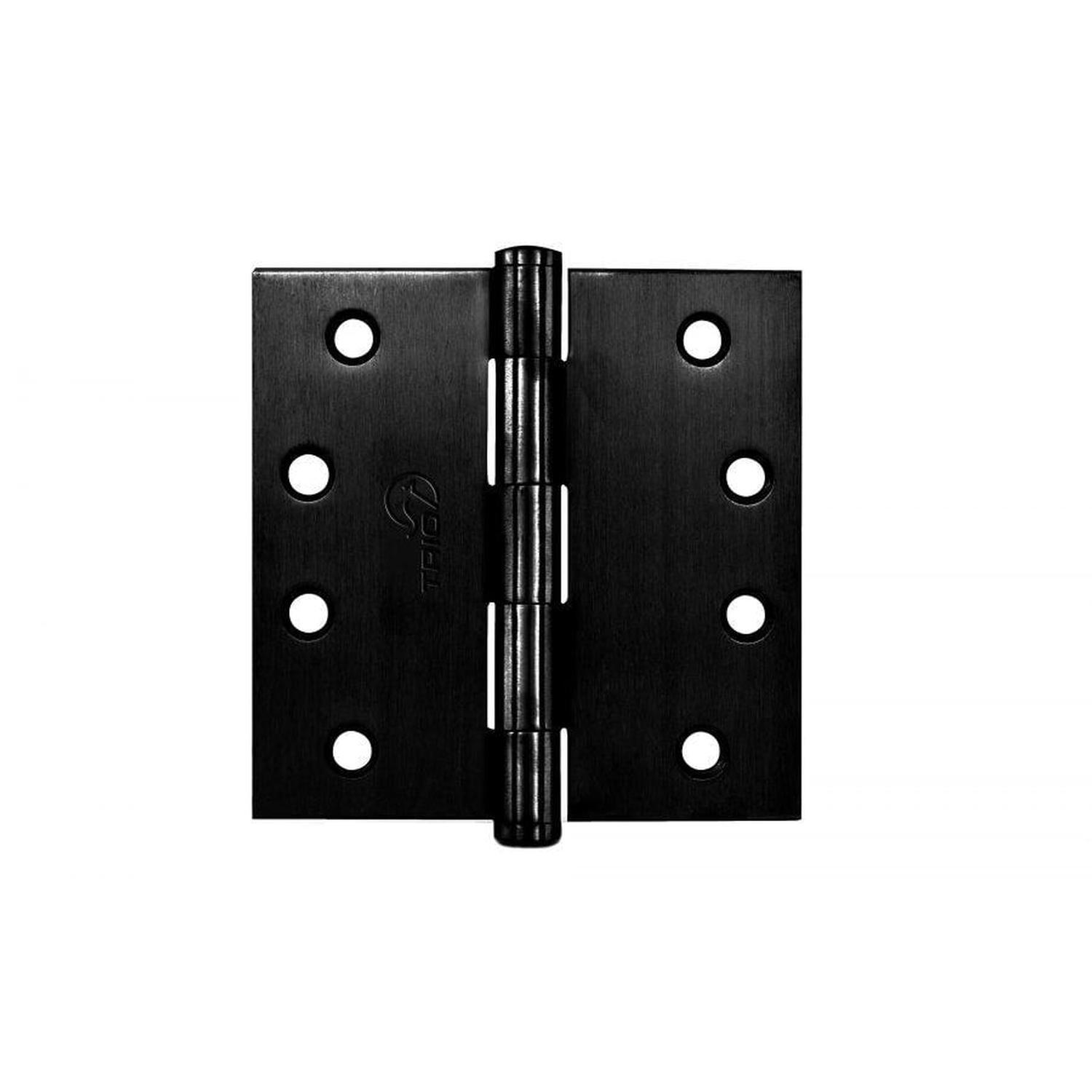 Butt Hinge Fixed 100mm x 100mm x 2.5mm Matte Black