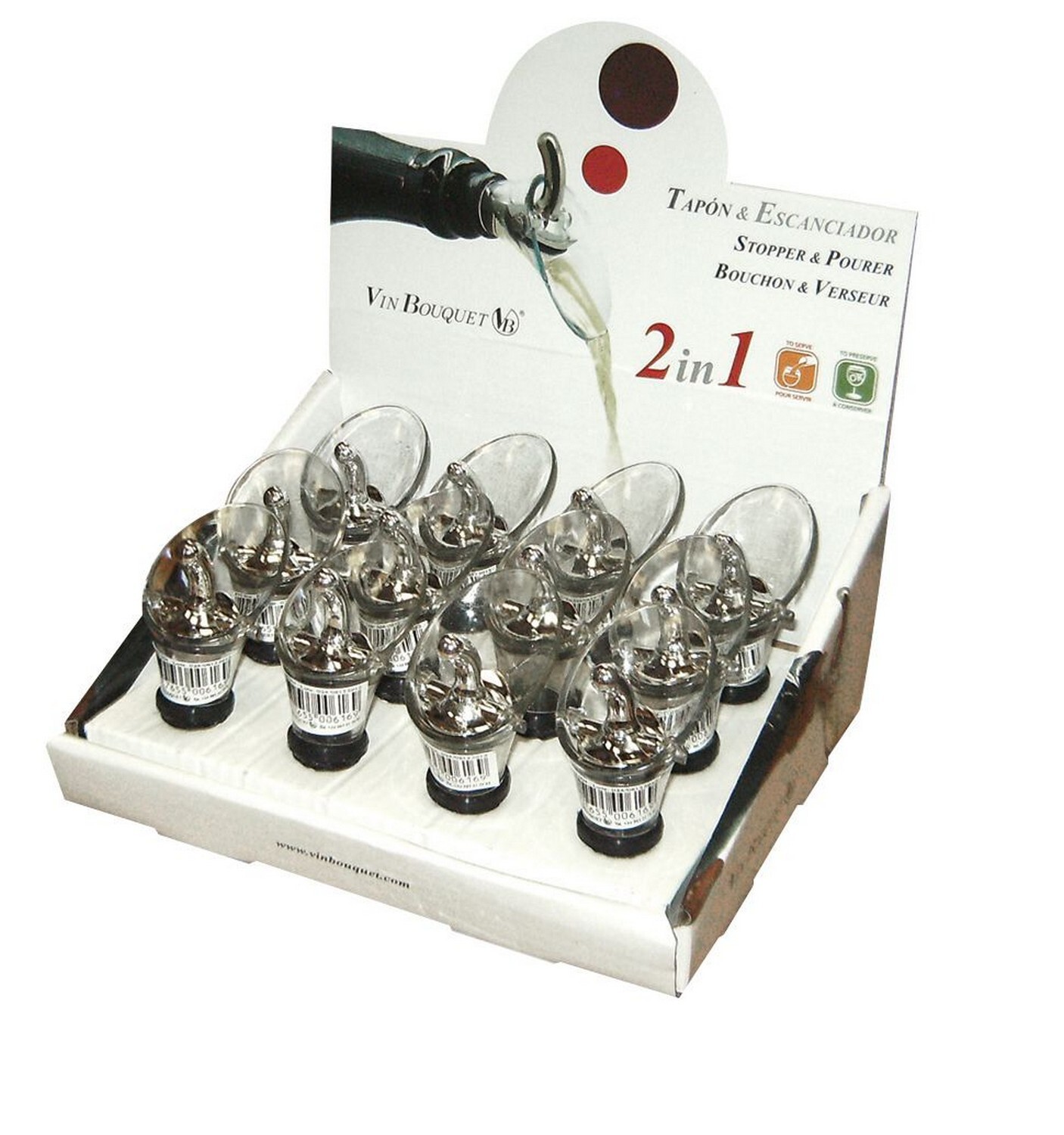 Pourer And Stopper Multicolour