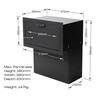 Parcel Letterbox Black