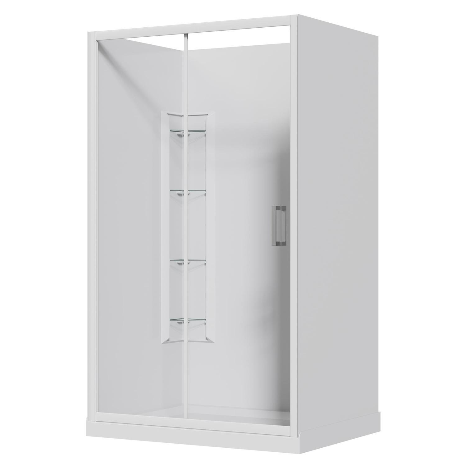 Alcove Corner Mould Acrylic Shower 1200 x 900 x 2015mm White