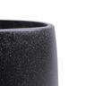 Round Terrazzo Vase Pot M Black