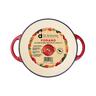 Casserole Dish Cast Iron 200mm Red