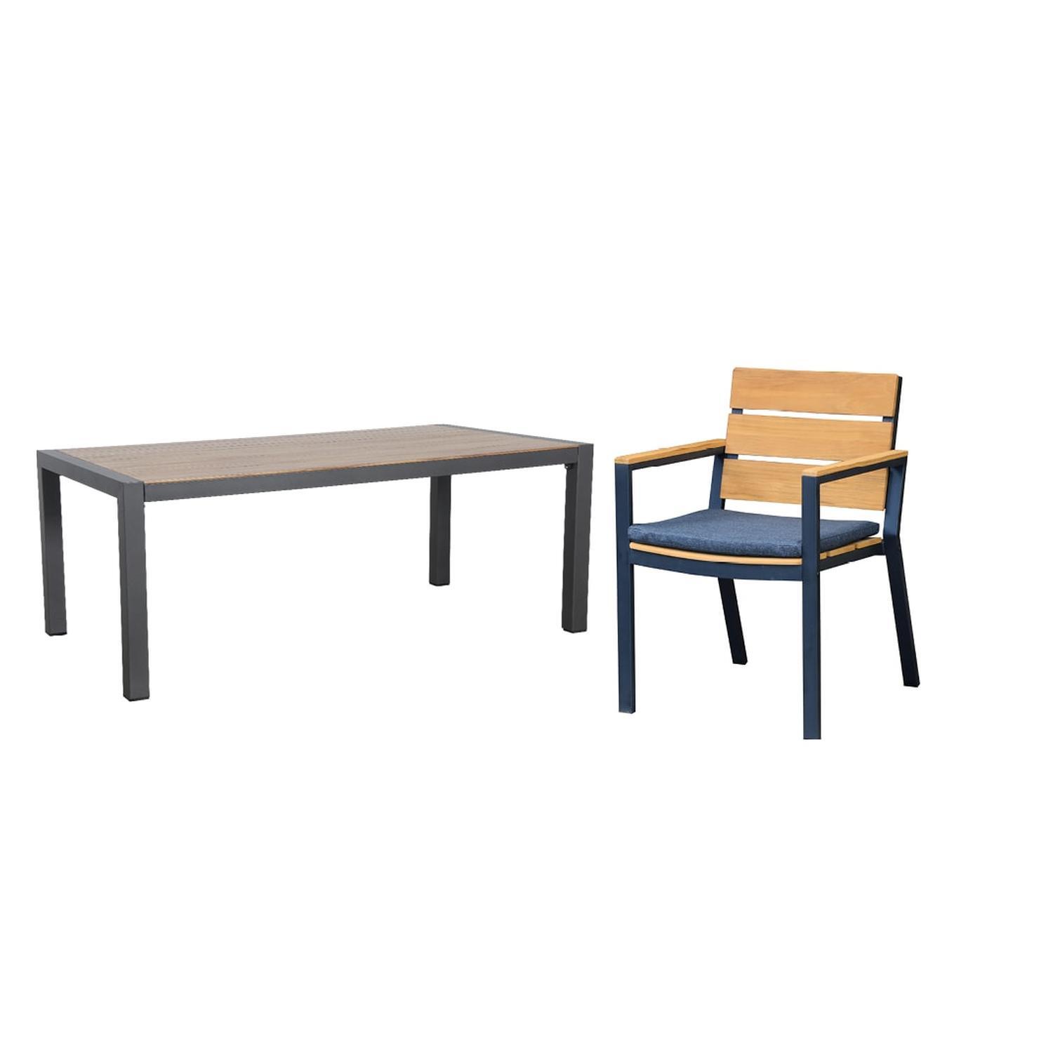 Outdoor Dining Setting With Montego Chairs 5 Piece