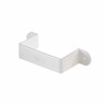 Rectangular Rectangular Downpipe Pipe Clip 100 x 50mm White