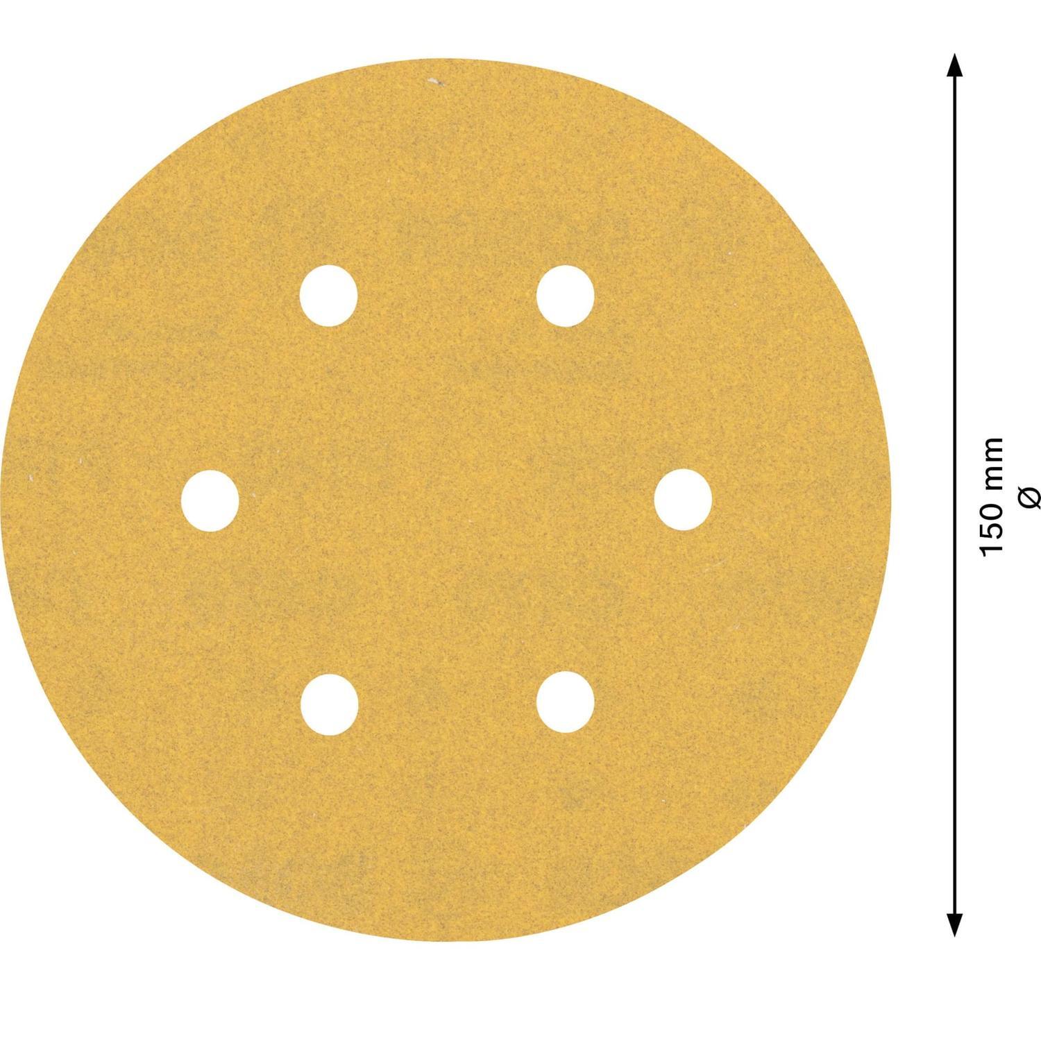 Bosch&nbsp;Expert EXPERT C470 G180 Sandpaper with 6 holes for Random Orbital Sanders