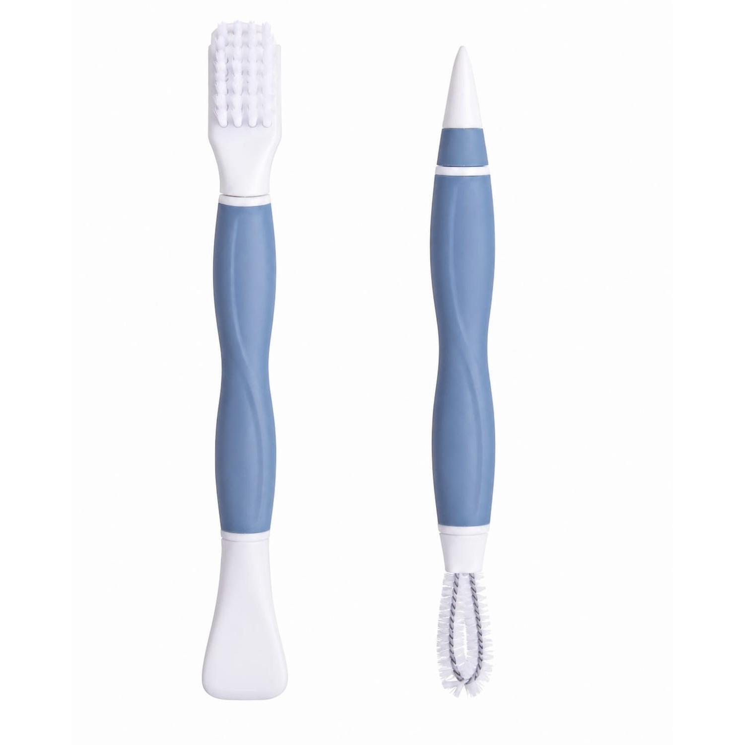 Tile and Grout Brush Set 2 piece Smoke
