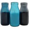 Citronella Milk Bottle Candle Assorted Clear/White