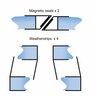 Weather Seal Set and Seal Magnetic Strips