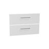 Wall Hung Vanity Cabinet Drawer Front Set 750mm Arctic Ice