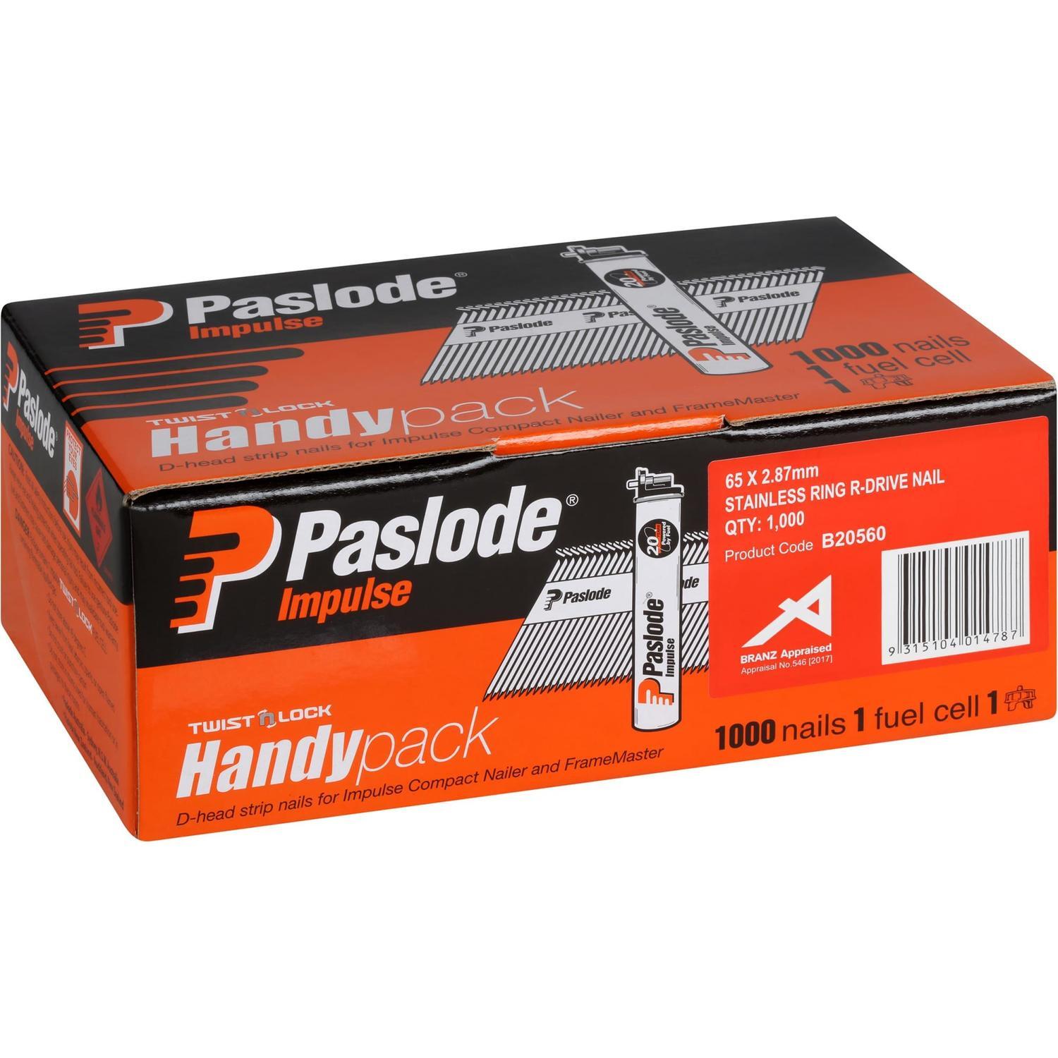 Collated Nails RounDrive Handy Pack with Fuel Cell