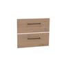 Wall Hung Vanity Cabinet Drawer Front Set 600mm French Oak
