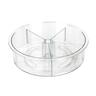 Turntable with Dividers 310mm Clear