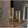 2 piece Gold Seed Light Decorative Vases