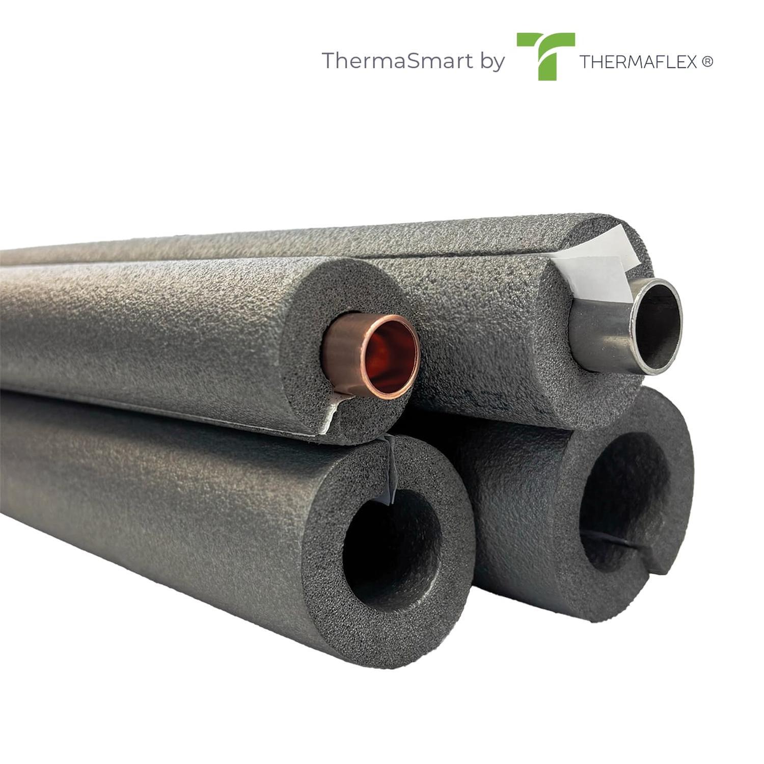 Thermasmart Split Insulation 15ID x 13WT x 2m Dark Grey