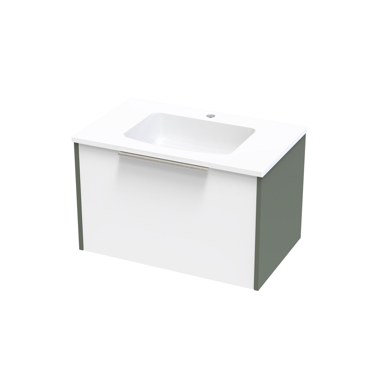 Nikau Grove 750 Single Drawer Ultra Gloss White/Colour