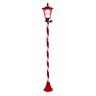Xmas Lamp Post with Snow 160cm