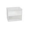 Wall Hung Vanity Open Shelf Cabinet 600mm Arctic Ice