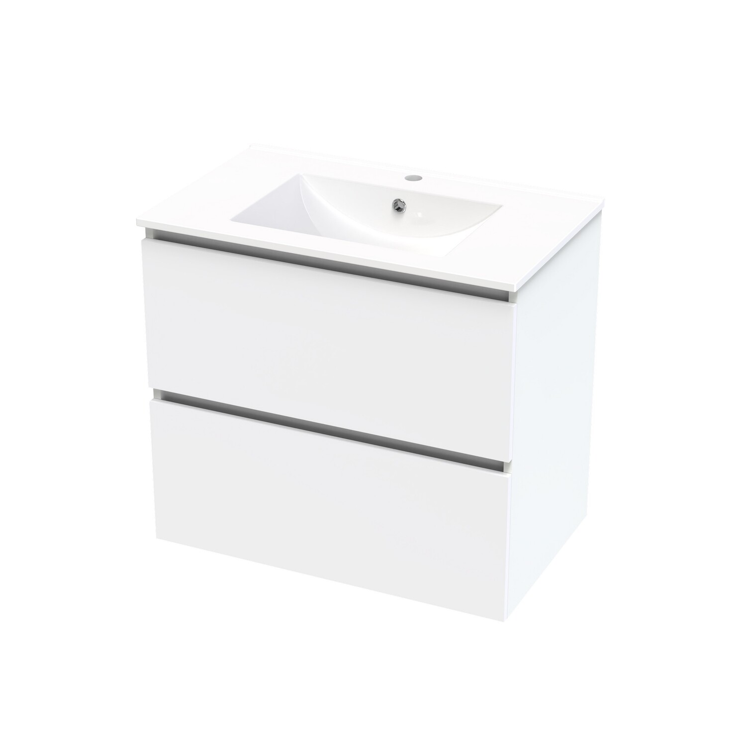 Double Drawer Wall Hung Vanity