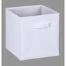 Essence Fabric Cube H: 280 mm, W: 270 mm, D: 270 mm White