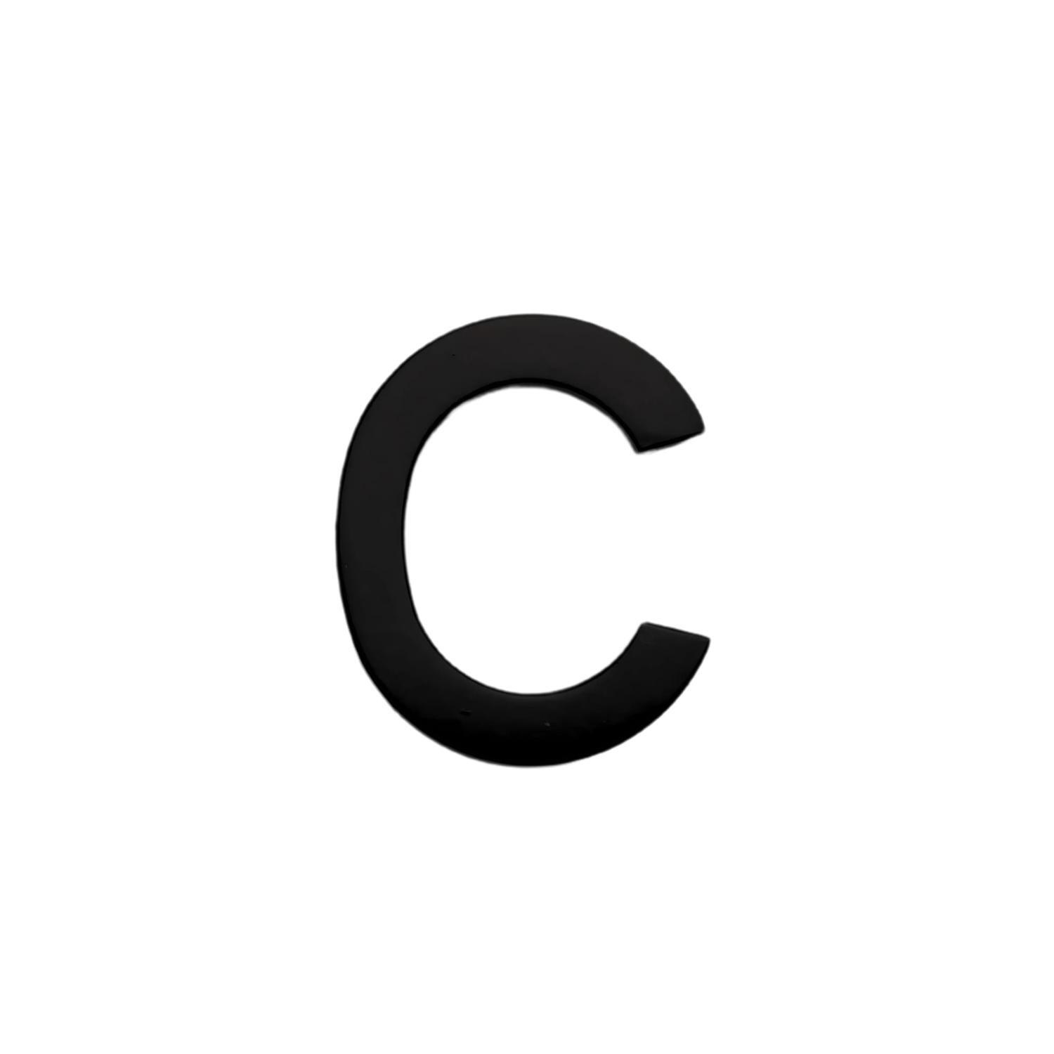 Adhesive Black Alphabet #C 50mm