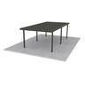 Single Carport L: 7250mm, W:3600mm, H:2100mm Ironsand