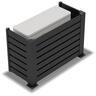 Utility Enclosure D: 500mm W: 1100mm H: 800mm Ebony