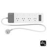 Ikuu Smart WiFi Powerboard and USB Outlets 2400 Watt White