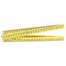 Folding Carpenters Rule 1m x 16mm Yellow