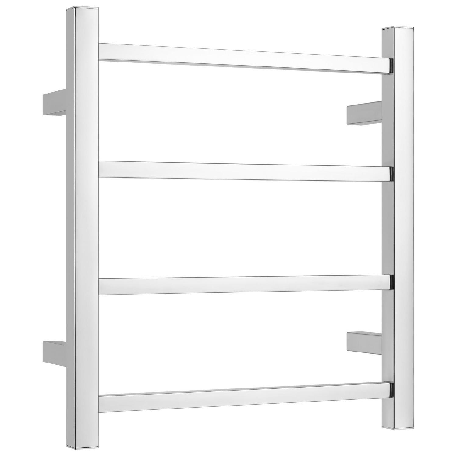 4 Bar Square Heated Towel Rail 46 Watt Chrome