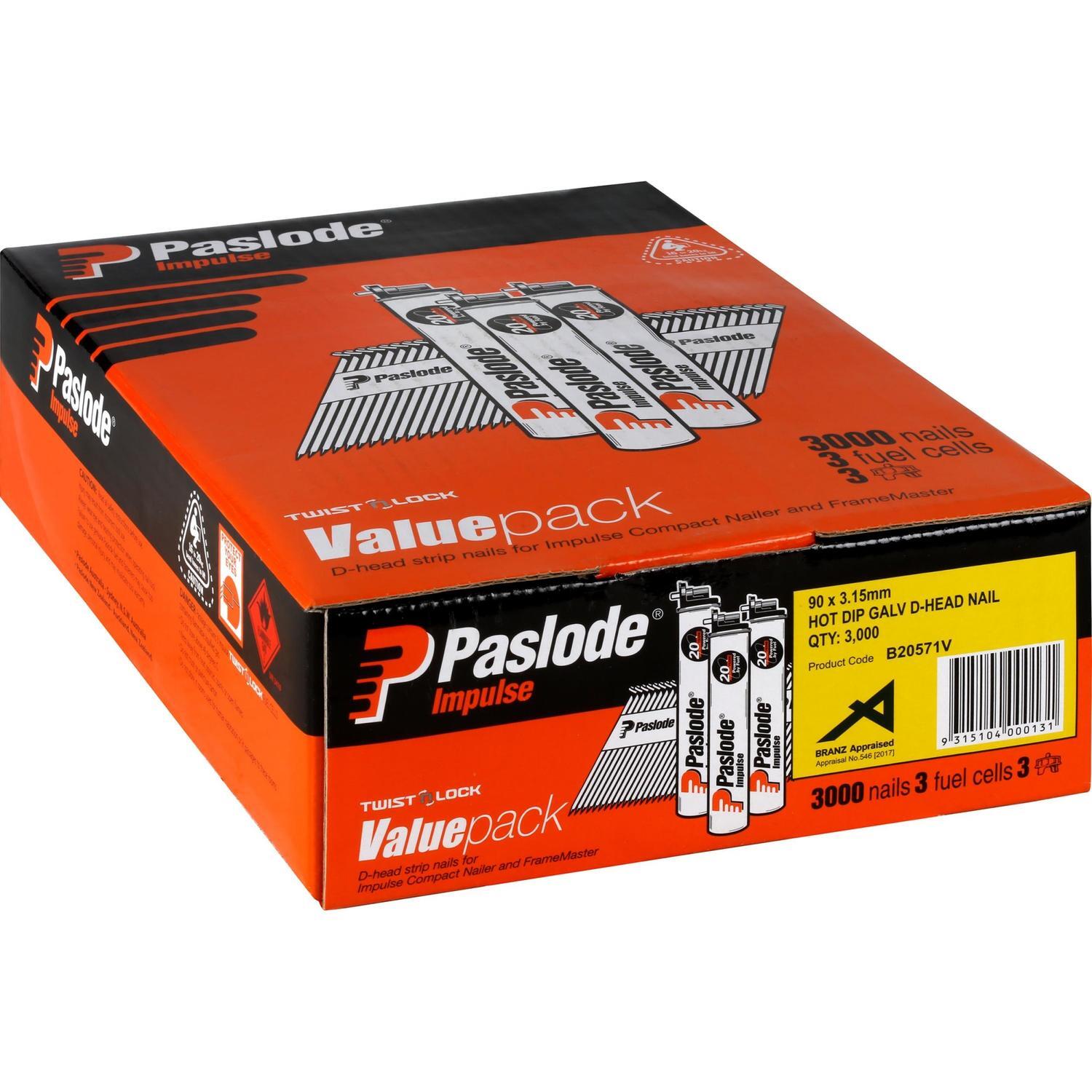 Collated Nails Value Pack with Fuel Cells