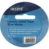 Double Sided Tape Accent 18mm x 33m White