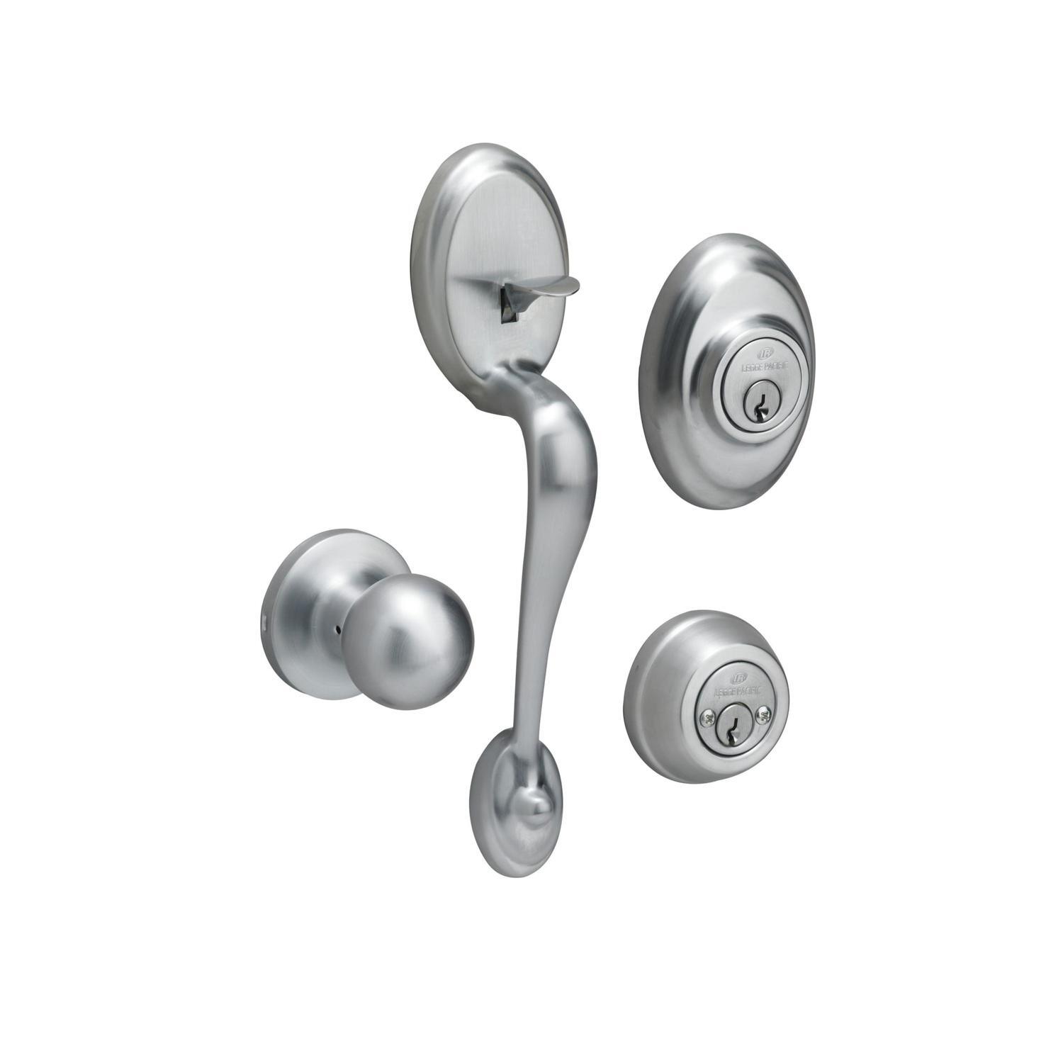 Entrance Handleset  Satin Chrome
