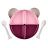 Kids Teddy Shaped Dinner Set 7 piece
