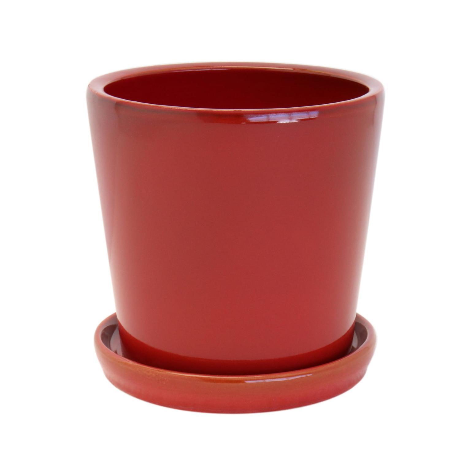 Glazed Round Pot