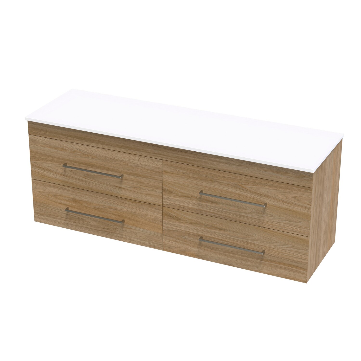Cashmere Pro Double Drawer Wall Hung Vanity
