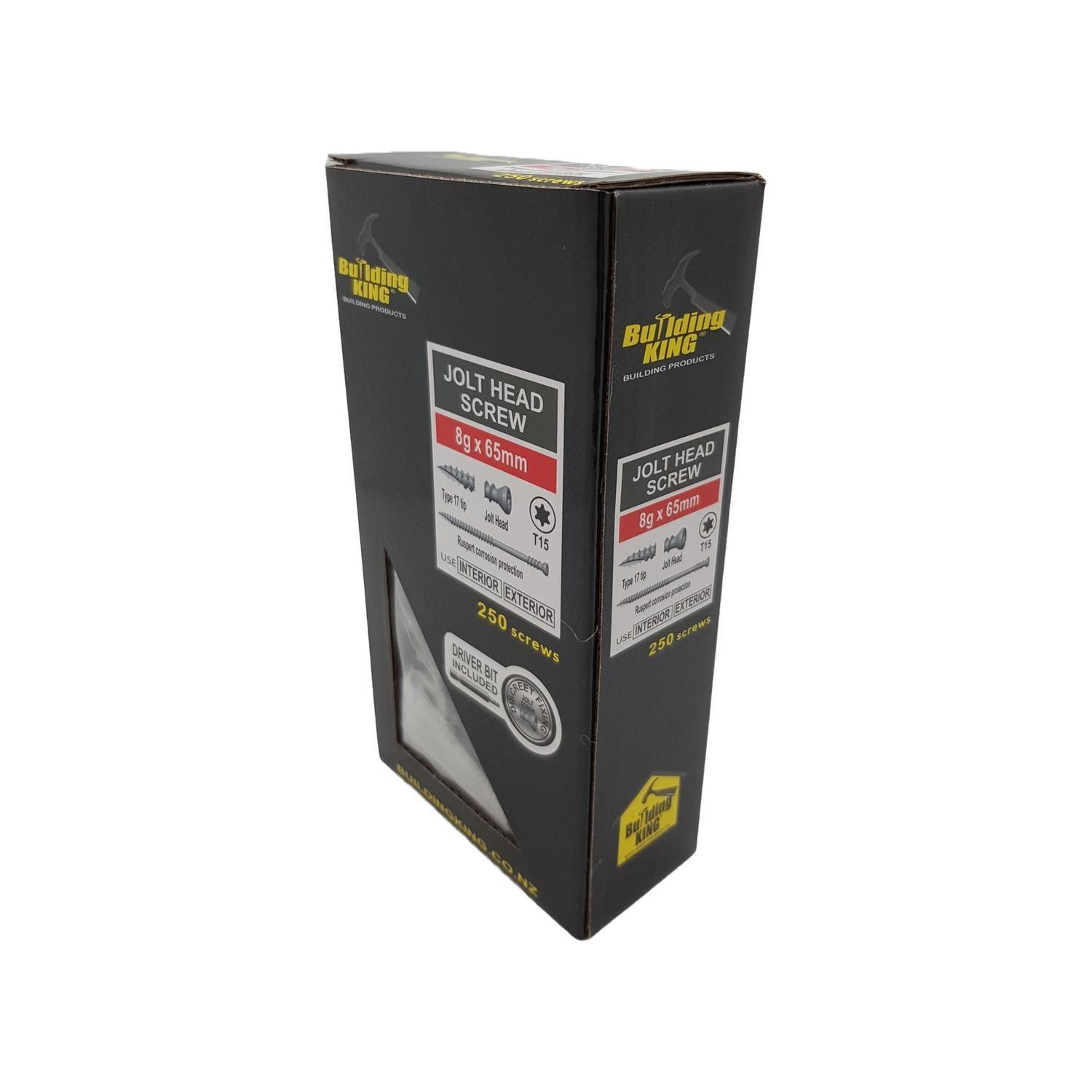 Jolt Screw 8G x 65mm Grey Ruspert
