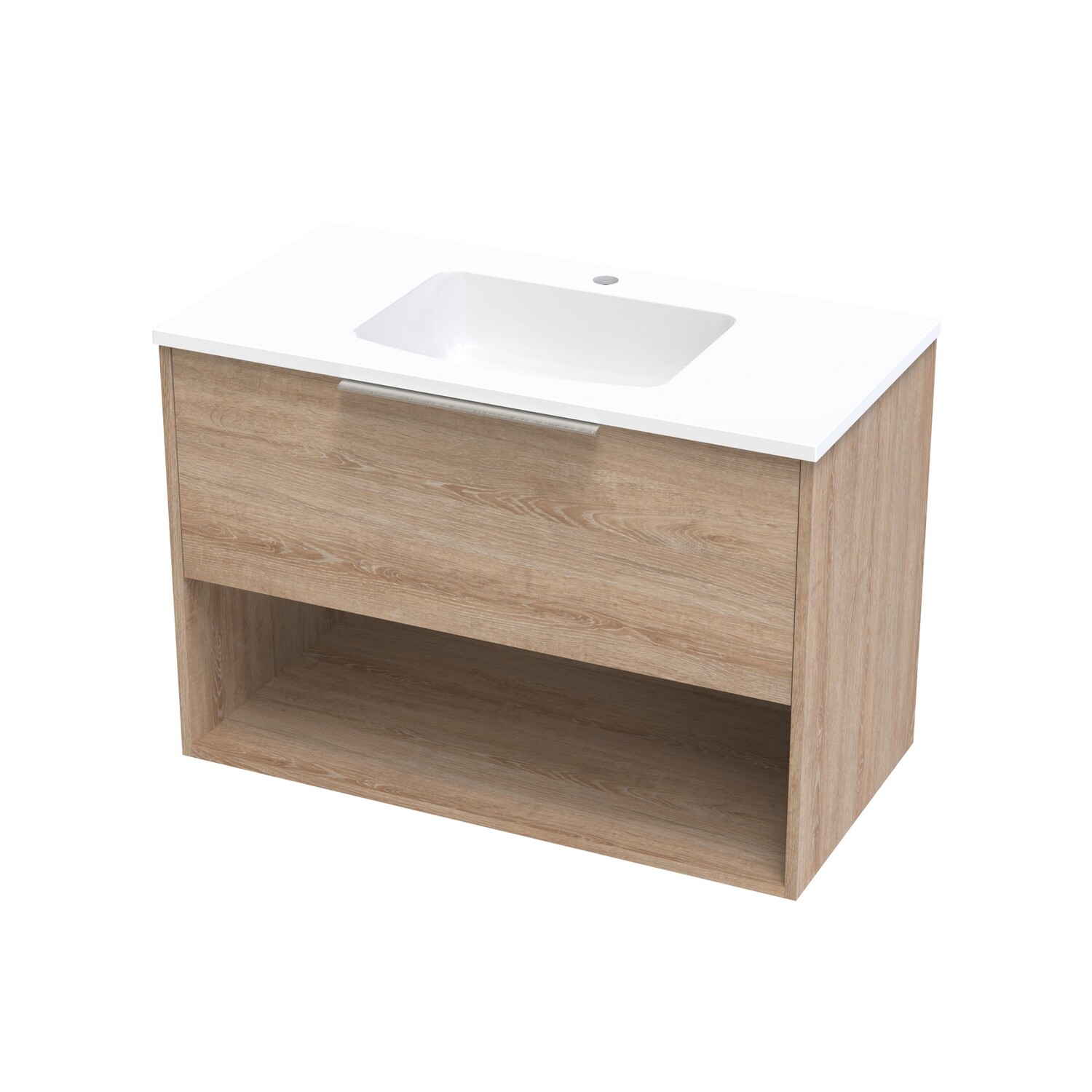 Nikau Drawer Open Wall Hung Vanity