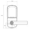 Lock® Lever Keyed  Satin Nickel
