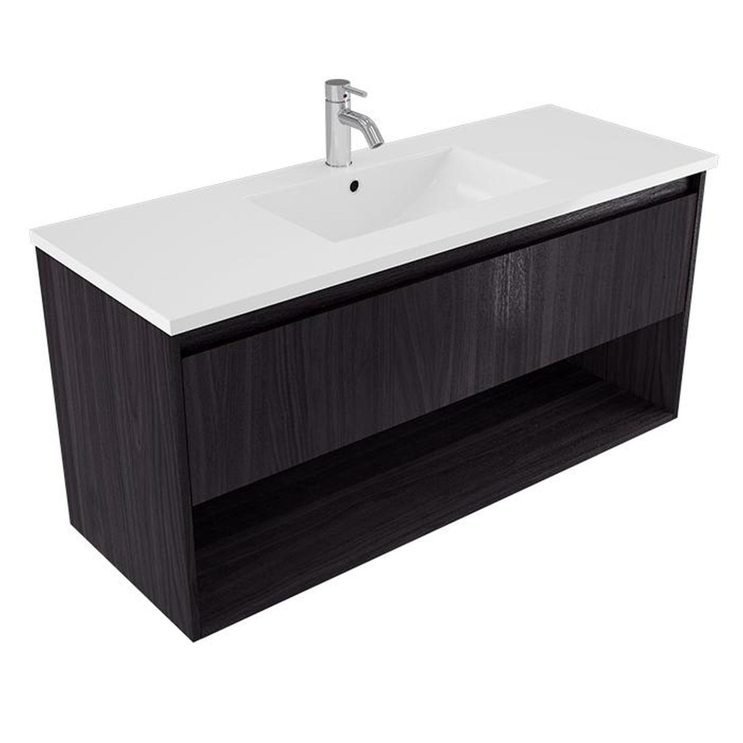 Wall Vanity 1200mm Elm