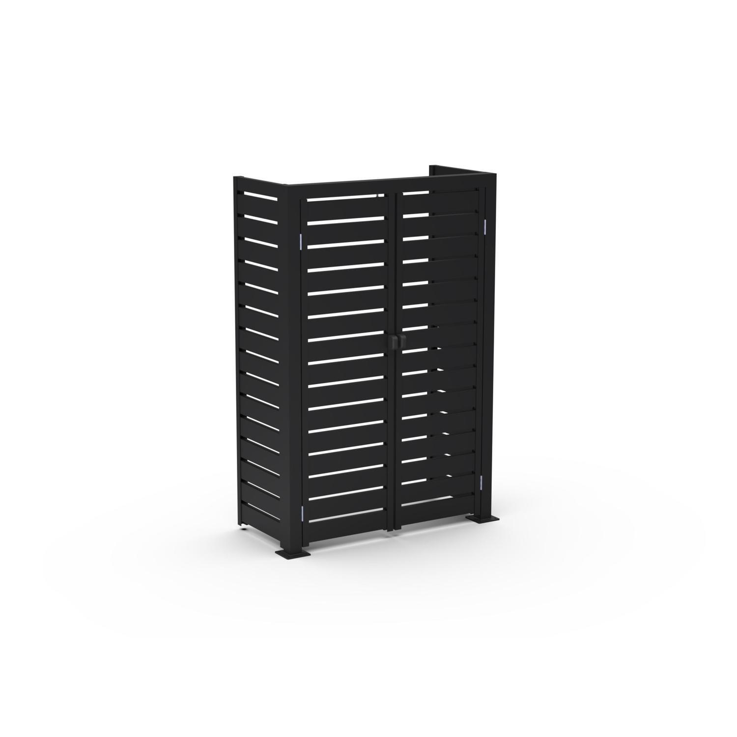 Utility Enclosure D: 500mm W: 1100mm H: 1650mm Ebony