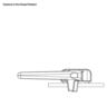 Window Handle High Profile Venting Right & Left Hand  85mm Black