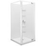 Emerald II Square Pivot Shower 1000mm x 1000mm White 1000 x 1000mm White