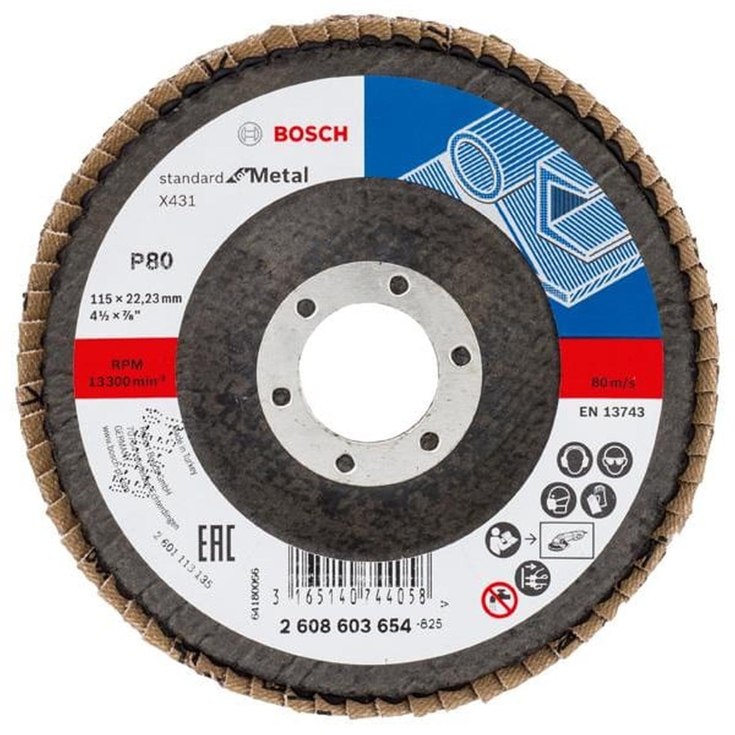 Flap Disc For Metal G80 115mm