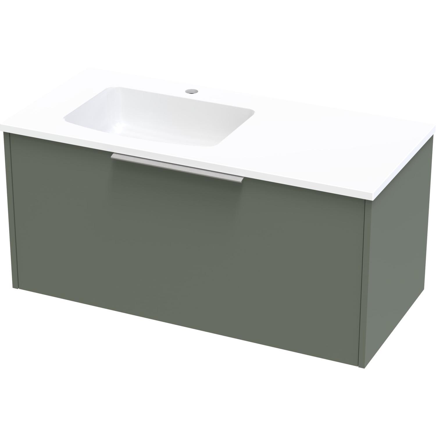 Nikau Grove 1000 Left Hand Bowl Single Drawer Colour