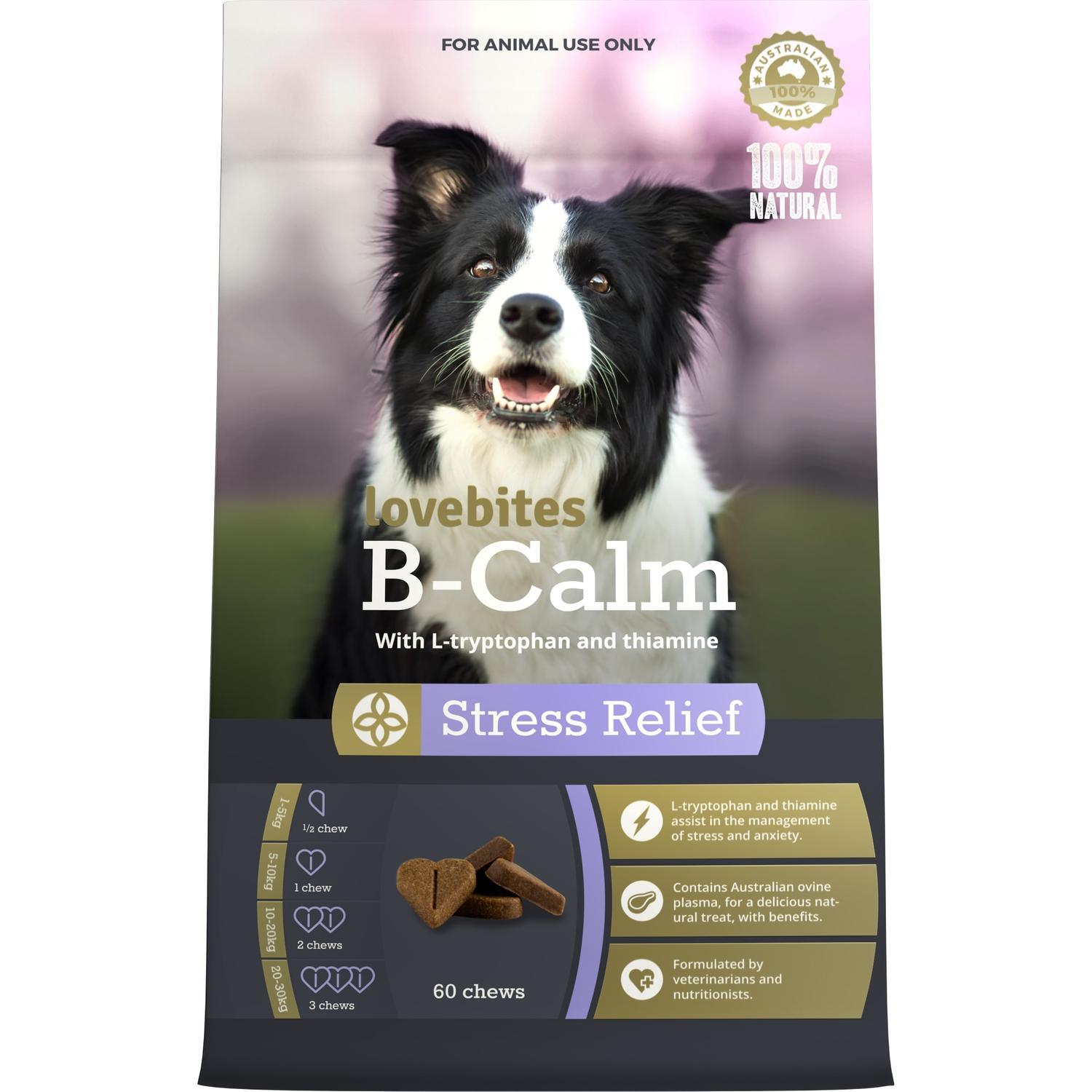 Lovebites B Calm Dog Chews 60 Pack