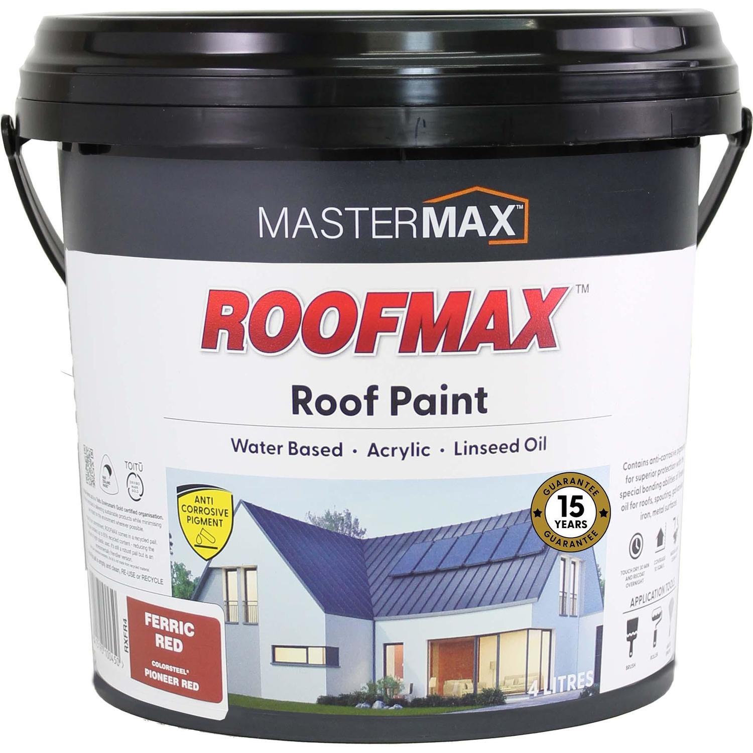 Roof Paint Anti Corrosive and Linseed Oil 4L Ferric Red